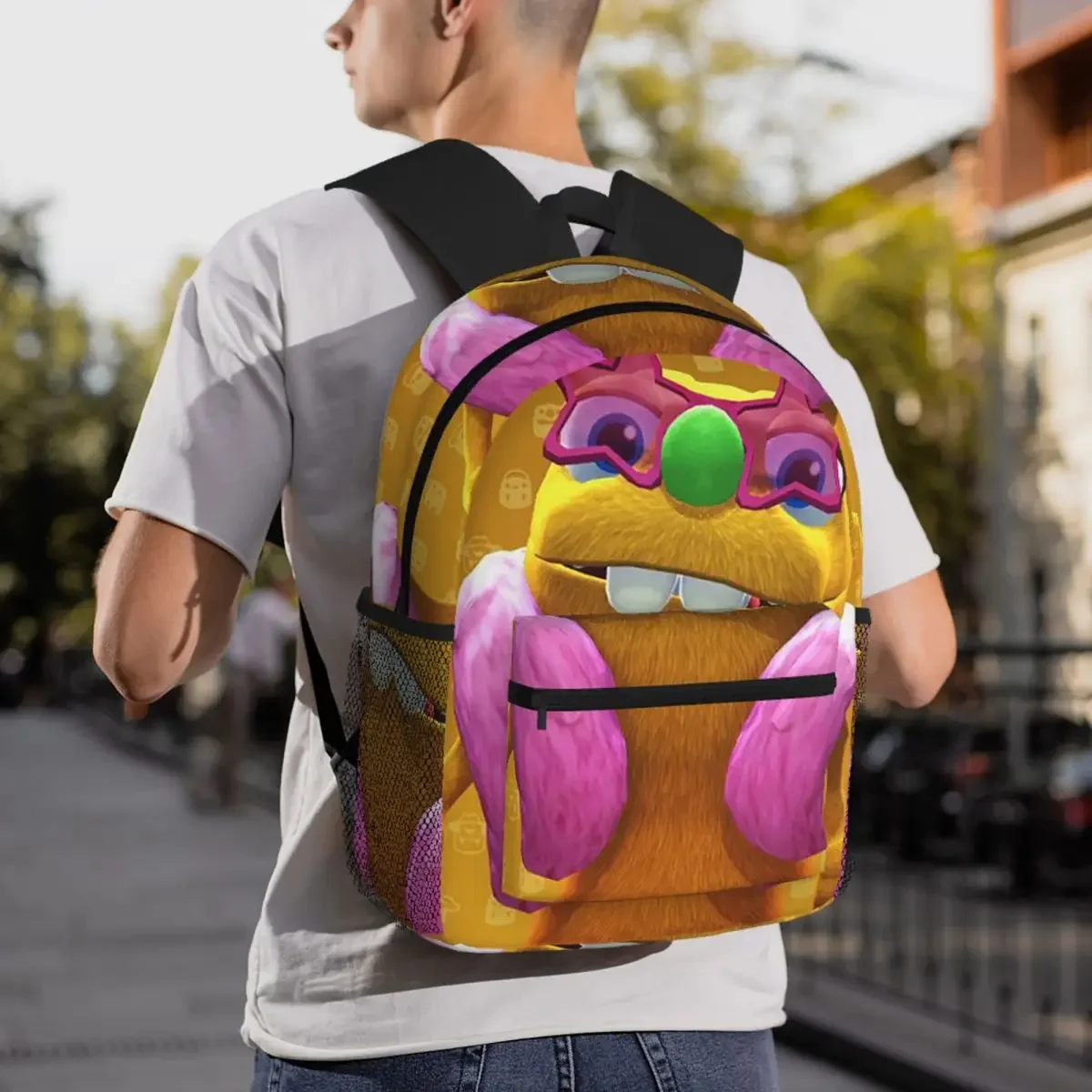 

Bugsnax Bug Student Backpack School Bag Hiking Travel Daypack for Boys Girls Fashion Bookbag Shoulder Bags