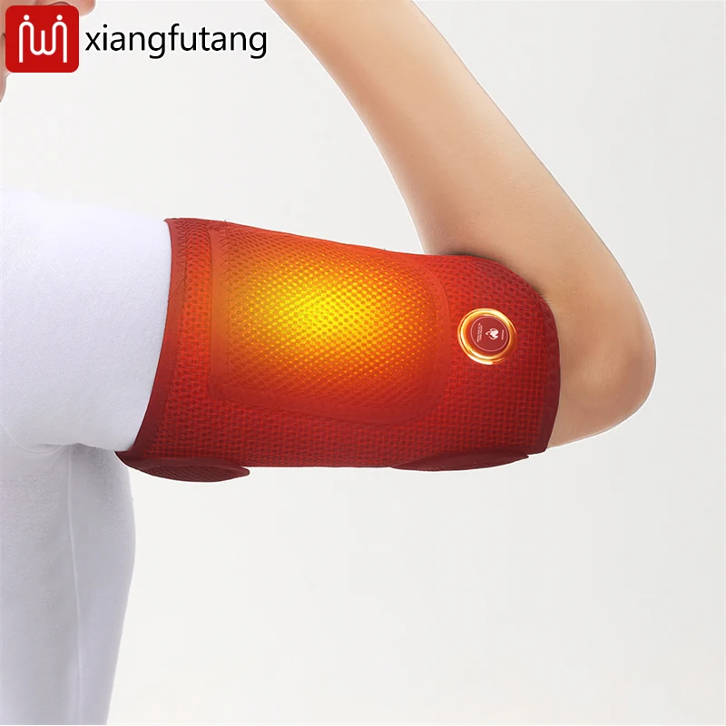 Almofada de braço aquecida usb portátil aquecimento elétrico massagem envoltório terapia de calor braço cinta suporte para braço cotovelo perna relaxamento muscular