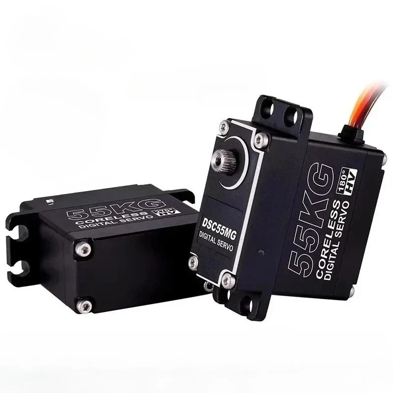 DSC55MG 9imod 55kg Waterproof IP67 180270 Magnetic Sensor High Torque Coreless Digital Servo Full Metal Gear for 110 RC Cars