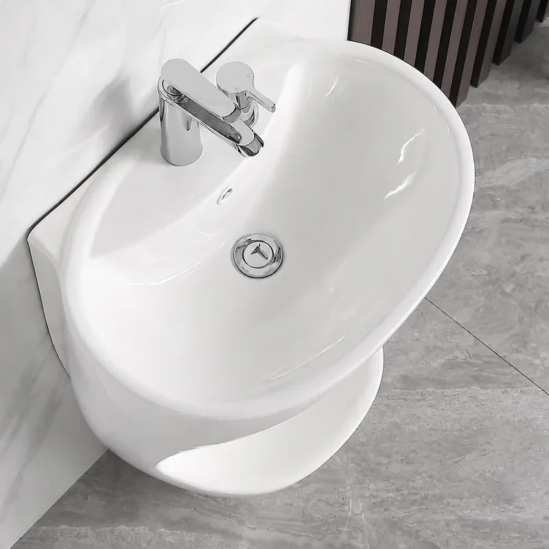 Wholesale Wall Mounted Foot Wash Basin with Faucet Universal Hanging Body Cleaning Sink Chaozhou Guangdong Export