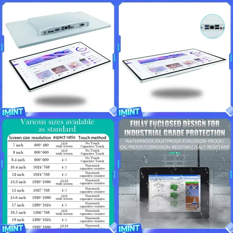 Factory Direct Sales Industrial Embedded Touch Screen MP210 Master Controller Industry 21.5 Inch Panel Pc Commercial Multi-OS