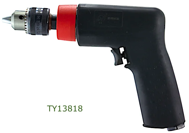 TY13818 Industrial Pneumatic Pistol Grip Drill .65 | 18500 rpm | 5/16