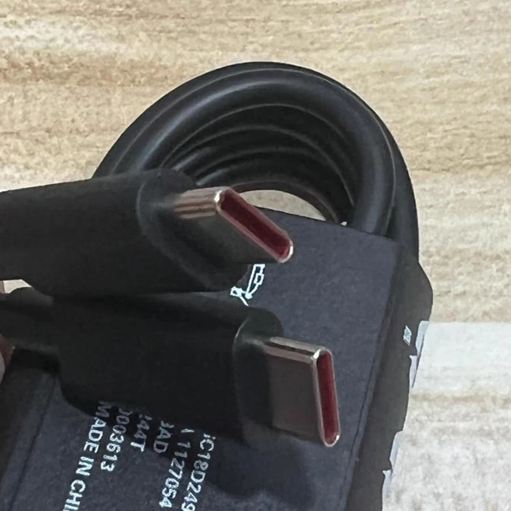 6A PD Cable For Motorola 125W 68W USB C To C Fast Charigng Data Cord 100cm For Moto Edge 60 50 40 S50 S40 Pro Razr 60 Ultra X50U