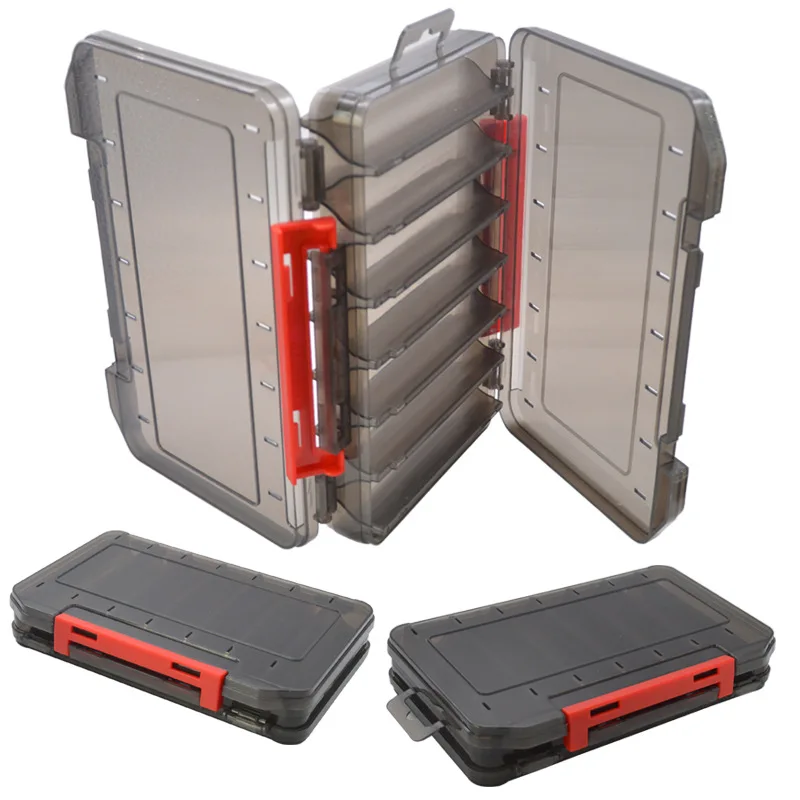 

1Pcs Fishing Tackle Boxes Storage Case Multifunctional Double Sided Plastic Lure Hook Fishing Boxes Accessories Box Tackle carp