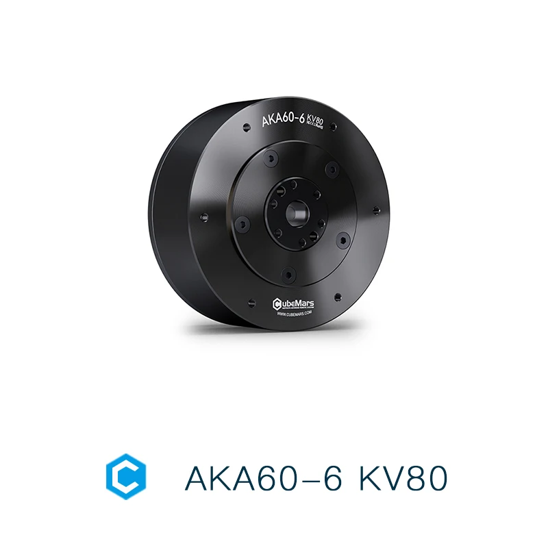 AKA60-6 KV80 24V/48V 브러시리스 모터는 서보 및 MIT 모두를 지원하며, 바퀴 달린 로봇 AGV에 적합하며 높은 방사형 하중 용량을 가집니다.