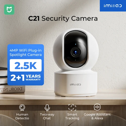 Imagen 1 del producto Cámara de Seguridad IP IMILAB C21 2.5K Aplicación MiHome 360 °   Monitor de bebé de visión nocturna con aplicación, audio bidireccional, detección de IA