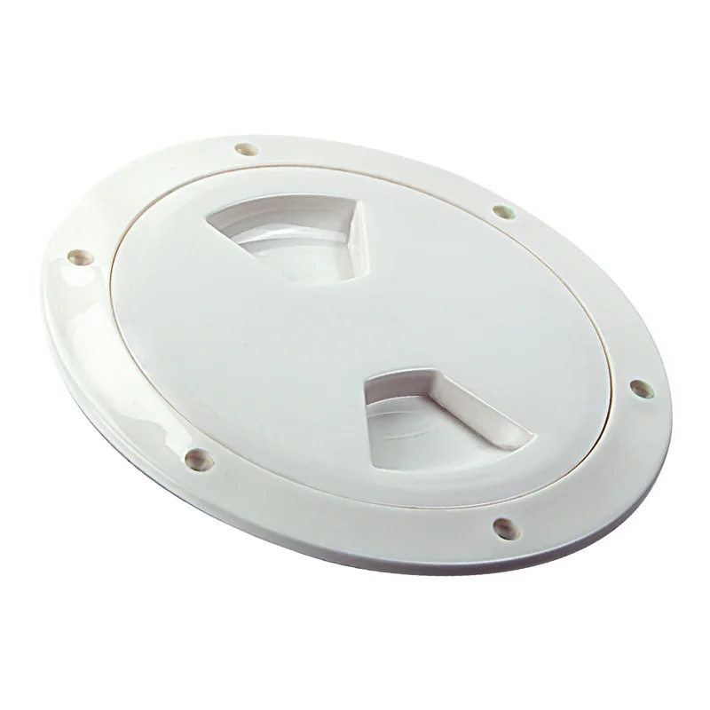 5.8/6.8/8.1Inch Boat Yachts RV Waterproof  Inspection Plates Hatch White Round Anti-Skid Inspection Hatch With Removable Cover