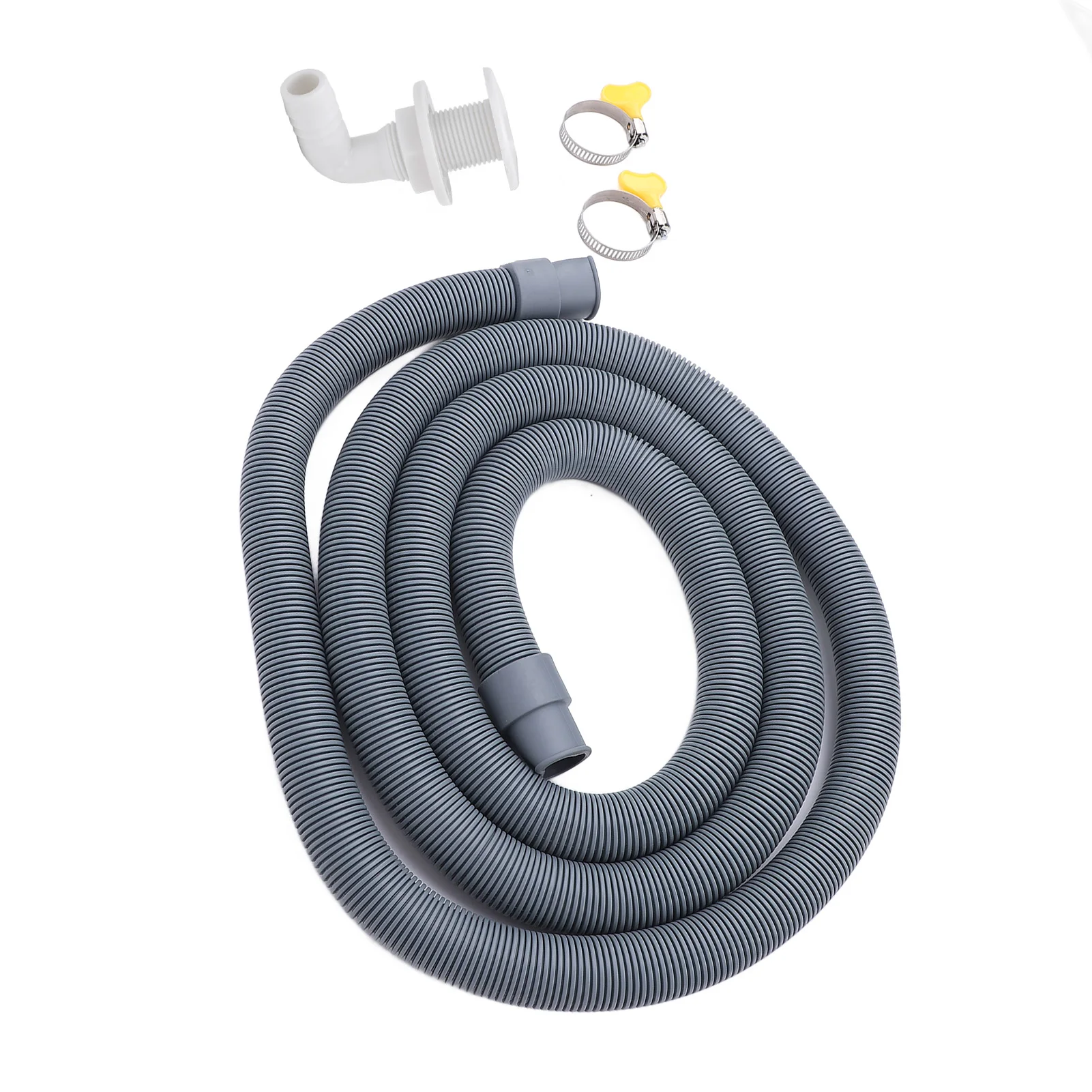 

750GPH Bilge Pump Installation Kit OEM 0.75in Dia 6.56ft Hose 90 Fitting Check Valve White Marine Part