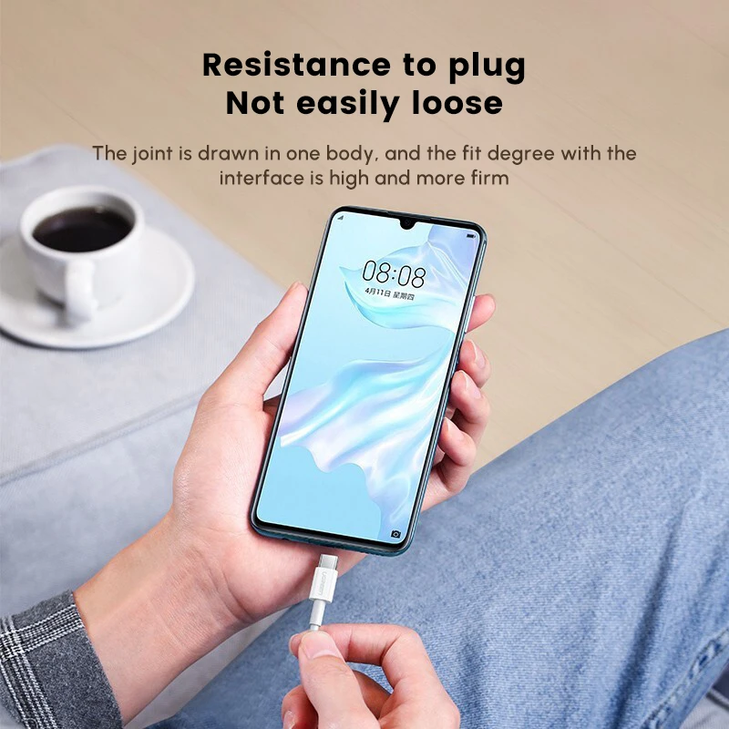 كابل شاحن UGREEN USB a إلى USB C QC3.0 Type-C كابل شحن سريع 3A