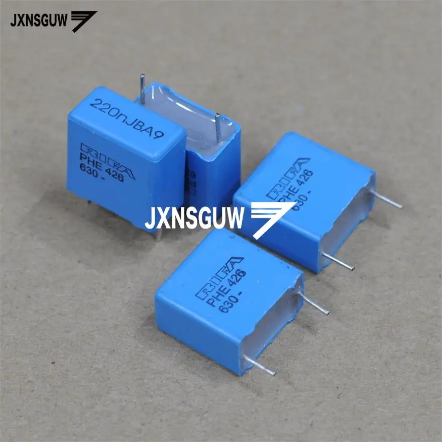 

10PCS RIFA PHE426 0.22UF630V P15MM Coupling capacitance 224/630V Electrolytic Capacitor PHE 426 0.22UF 630VDC 220N 224 Blue