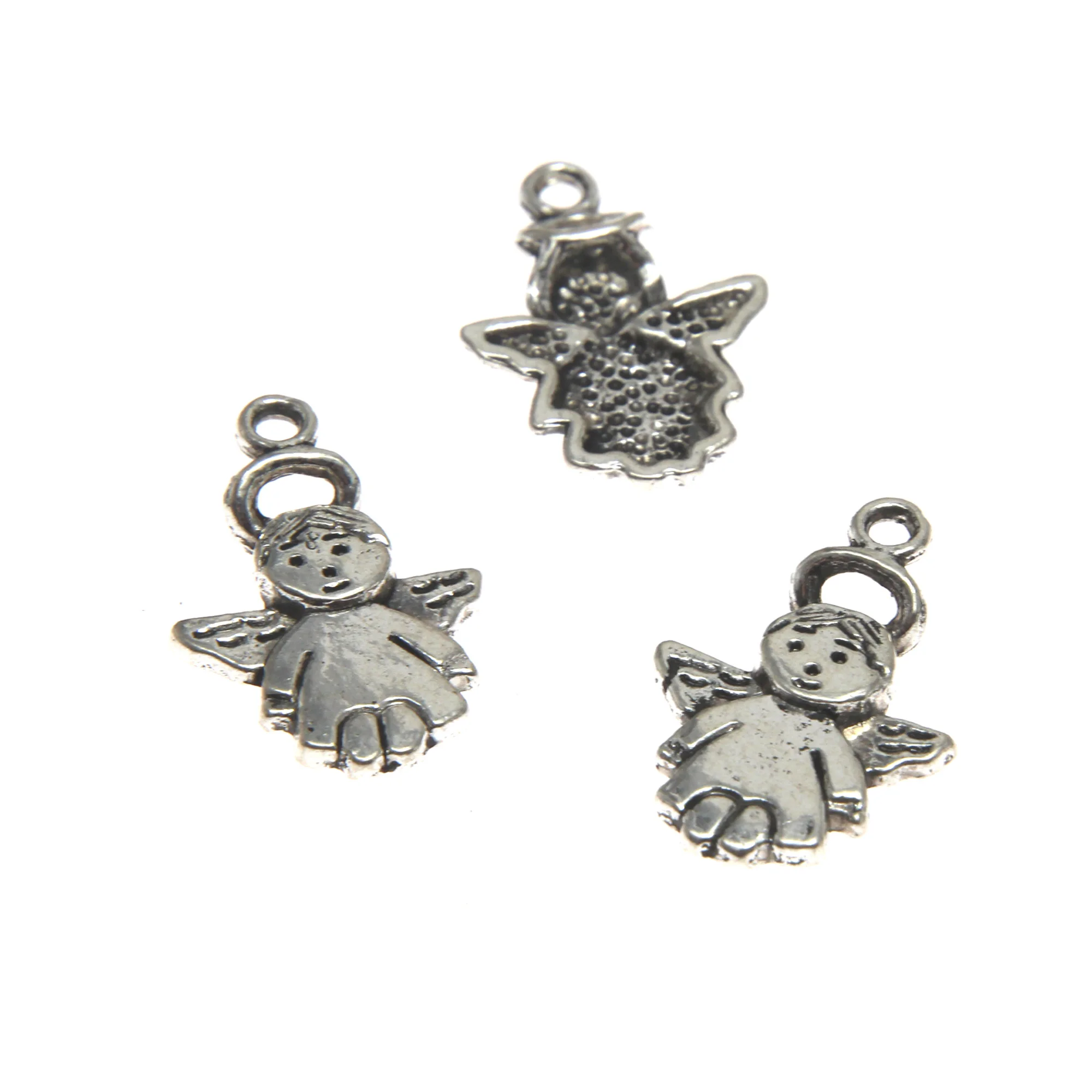 50Pieces/lot Angel baby Charm pendant Fit for DIY Jewelry Making Hand crafted Accessories 10x16mm