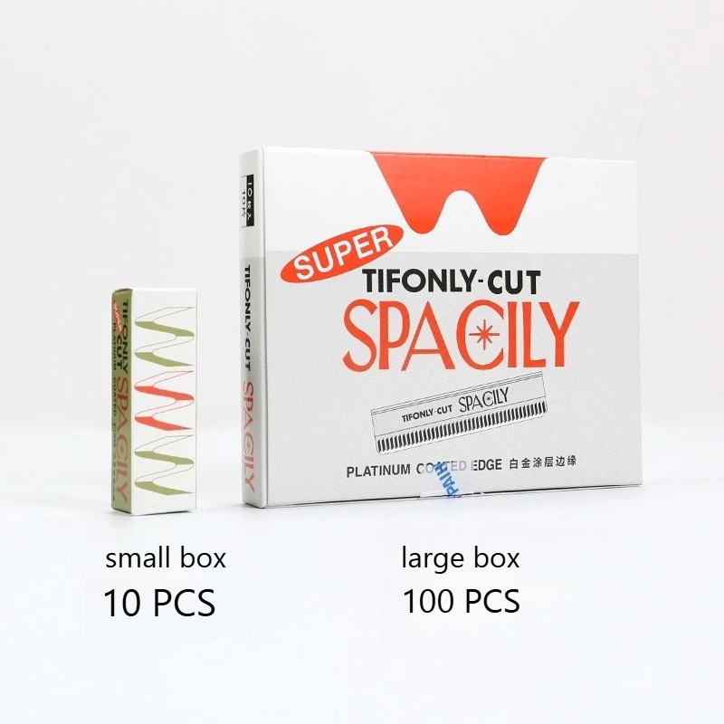 10/100 szt. Nożyczki do brwi, golarka do twarzy, narzędzia do depilacji, trymer, usuwanie włosów, stal nierdzewna, damskie brzytwy