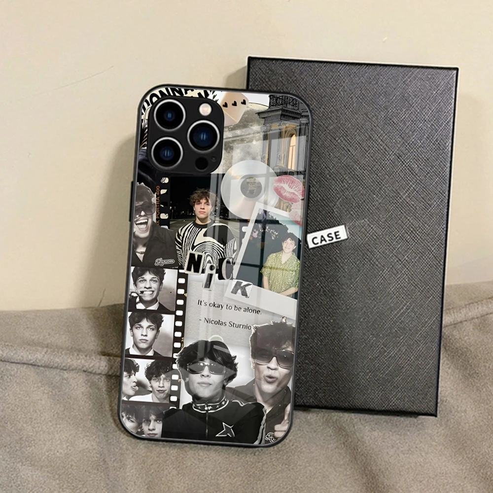 Sturniolo Triplets Phone Case for iPhone 15 Pro Max14 Pro 12 11 13 Mini X XR XS 8 7 Plus SE Tempered glass Back Cover image 4