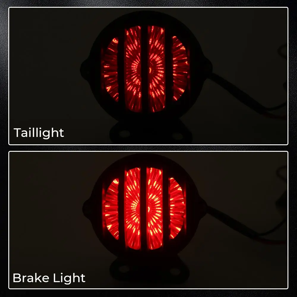 Universal Motorcycle Rear Led Tail Light Retro Taillight Brake Lamp For Harley Honda Yamaha Suzuki Chopper Cafe Racer Bobber