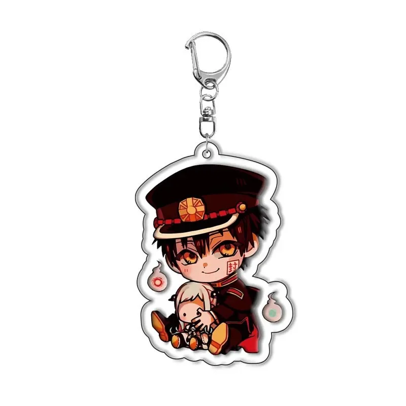 Hanako kun Anime Acrylic Keychain Yugi Amane Minamoto Kou Yashiro Nene Aoi Akane Cosplay Figure Pendant Bag Collection Keyring