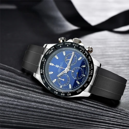 남성용 블랙 스테인레스 스틸 케이스 남성용 쿼츠 손목시계, 마그네틱 금속 비드 포인터, 개념 다이얼, 캐주얼 남자 시계, 신제품 