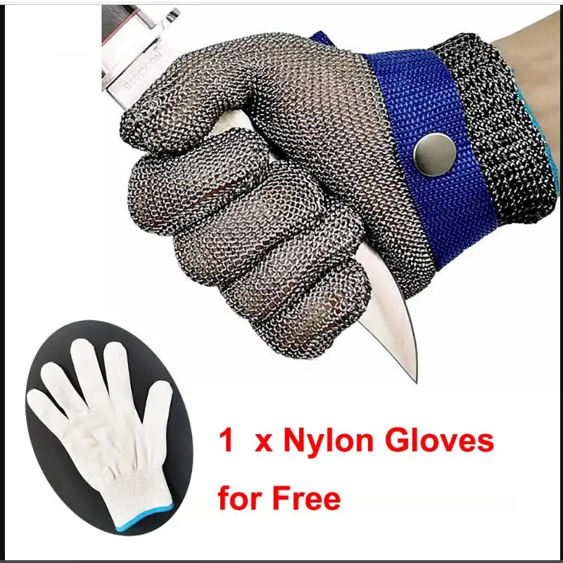 

NMSafety 100% Stainless Steel 316L High Quality Butcher Protective Meat Kitchen Fishing Glove.