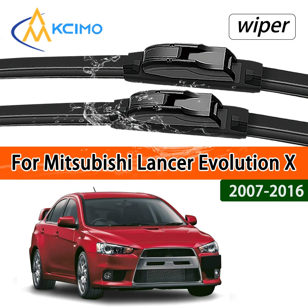 

Комплект щеток переднего стеклоочистителя для Mitsubishi Lancer Evolution X CZ4A 2007-2016 2008, аксессуары для стеклоочистителей лобового стекла