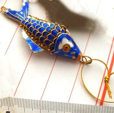 Cute Big Lucky Koi Fish Pendants Keychains for Women Girls Gift  Chinese Cloisonne Enamel Carp Key Holders Animal Charms