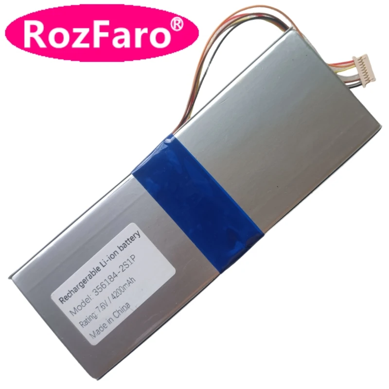 

RozFaro 356184-2S1P Laptop Battery 7.6V 4200mAh/4800mAh 10-pin 7-wire For Chuwi Hi10 Go CWI513 N5100 Notebook Tablet PC