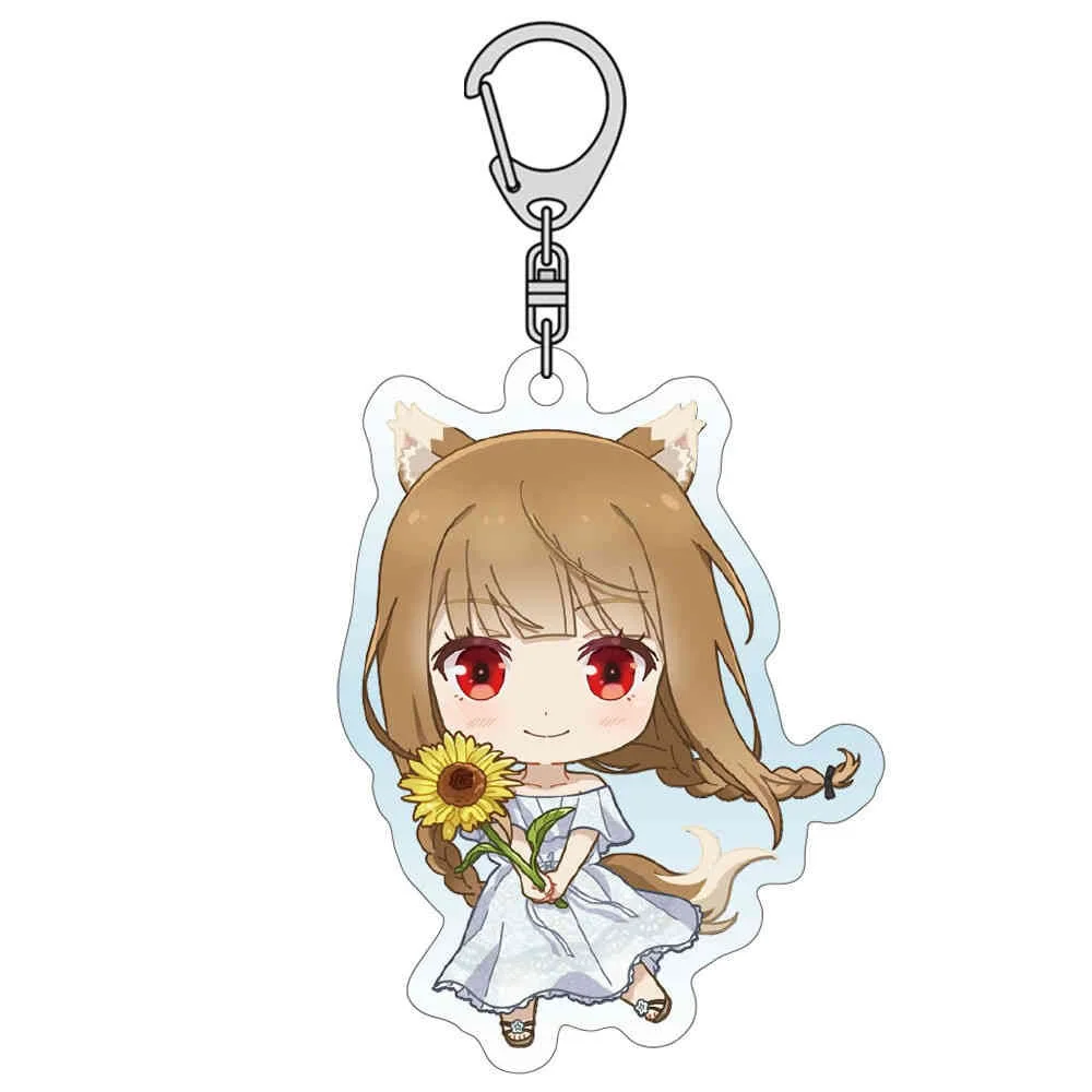 Spice and Wolf: merchant meets the wise wolf Acrylic Key Ring Holo (Pajama) (Anime Toy) About 6cm