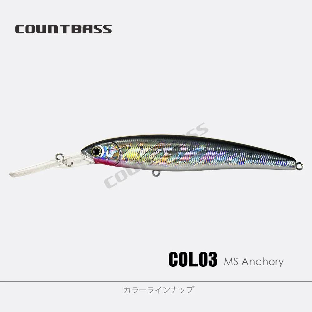 Countbass Floating Deep Diving Minnow 110mm 4-1/3" 14.5g 1/2 oz. Dive 3m Hardbaits Fishing Leurres Wobbler Lures