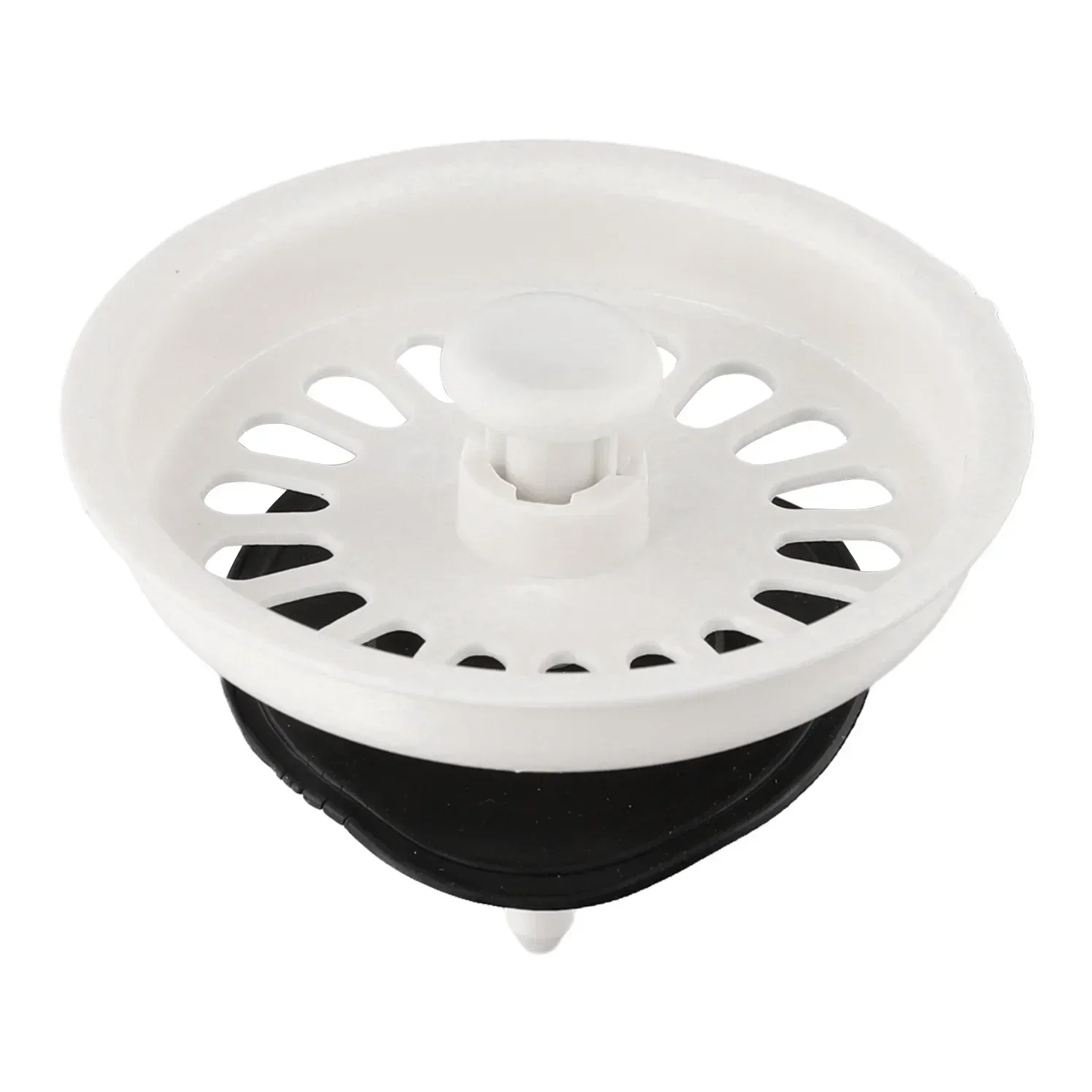 1 Pcs Kitchen Sink Strainer And Stopper Basket Replacement For Standard 80mm Drain, Basket Stopper With Knob Sink Strainer