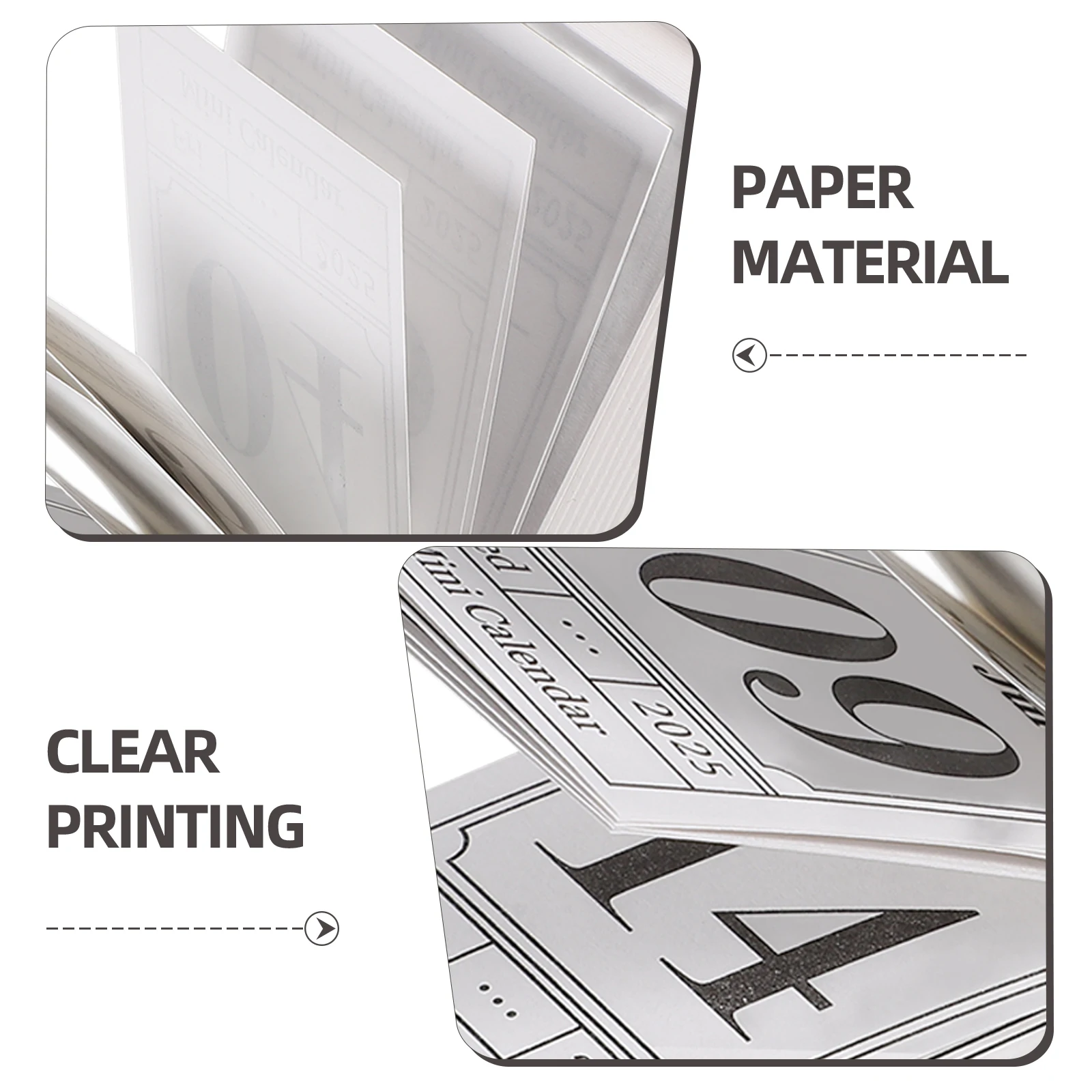 

Mini Calendar Desktop Decor Creative Date Display Custom-made Home Decoration Planner Bedside