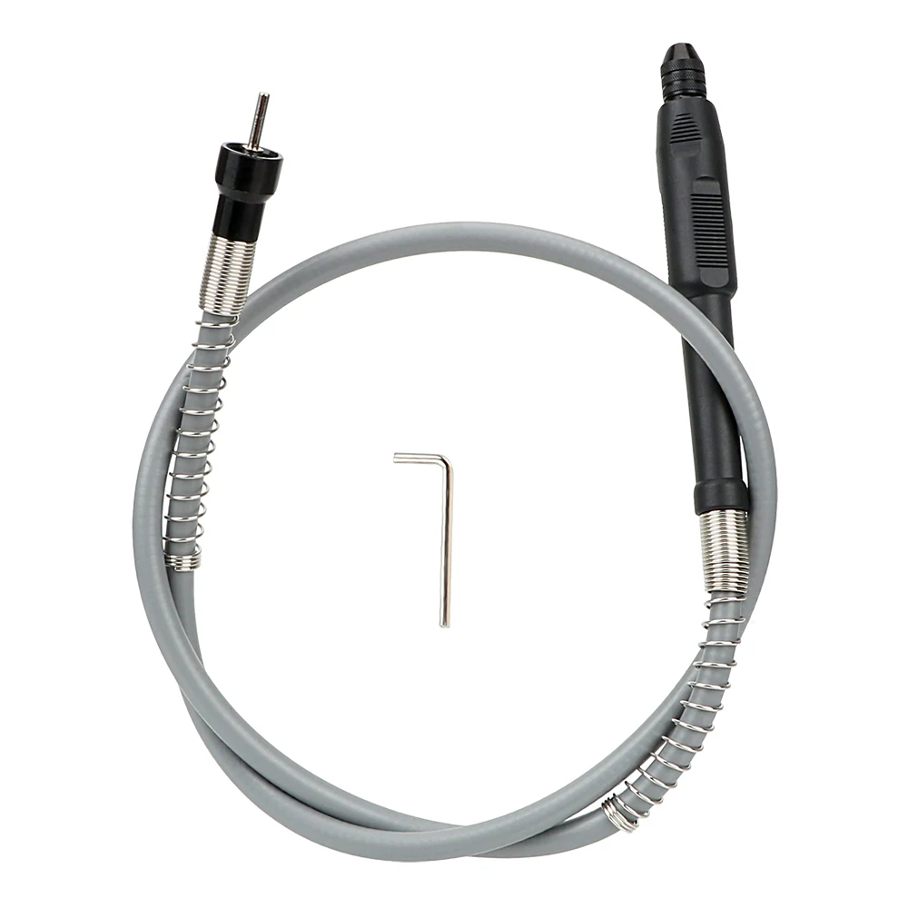

Soft Flex Shaft Grinder Flexible Shaft with 0.3-3.2mm Drill Chuck Handle For Dremel 3000 Electrical Tools Accessories