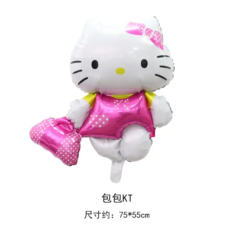 Hello Kitly Sanrio Balloon Kuromi My Melody Cinnamoroll Foil Balloons for Birthday Party Decorations Kids Girl Birthday Gifts