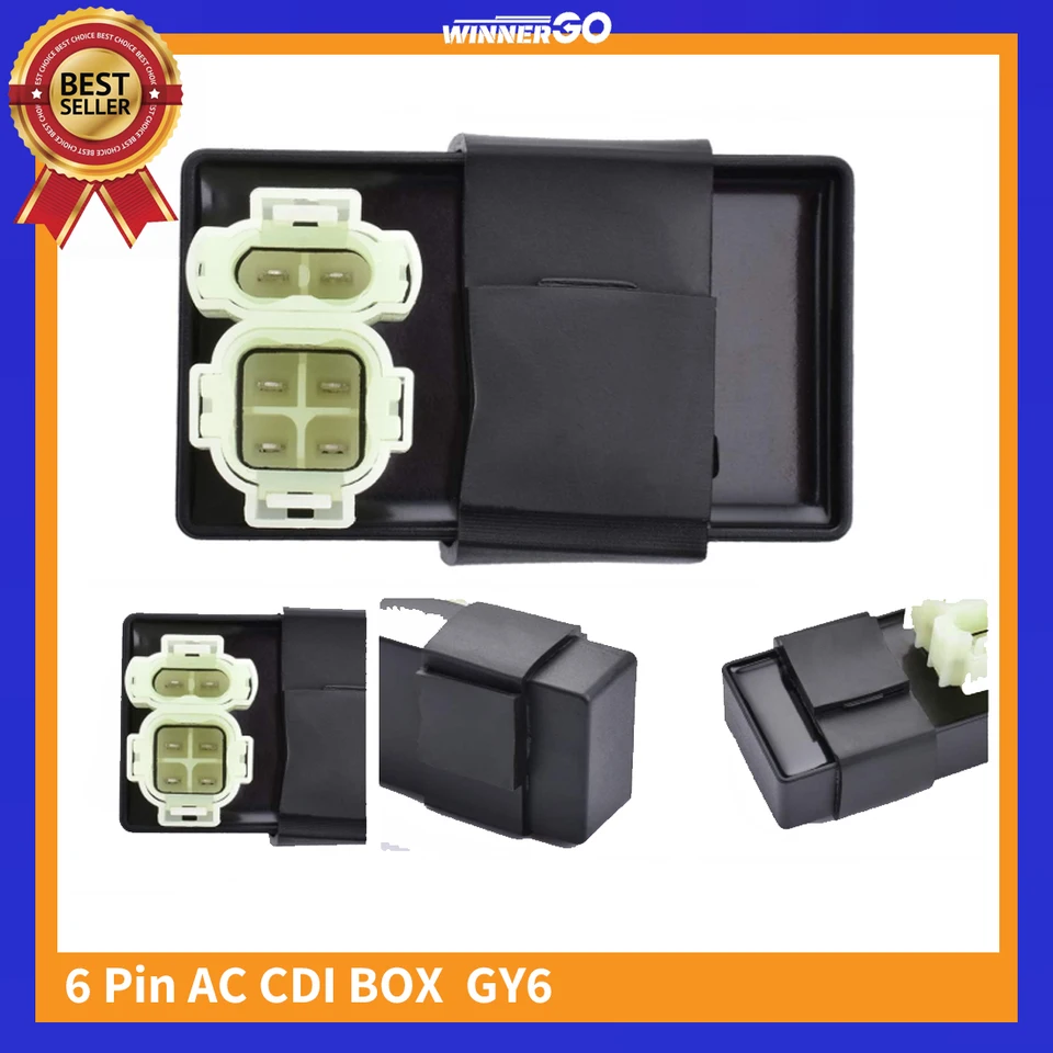 Fancy Scooters DC CDI Box – Fits GY6 Engine For Scooters, Mopeds, ATVs, Go-Karts – TP-08M036