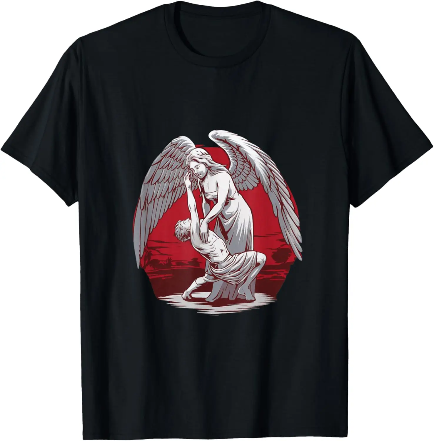 Gustave Dore Jacob wrestling with the Angel T-Shirt