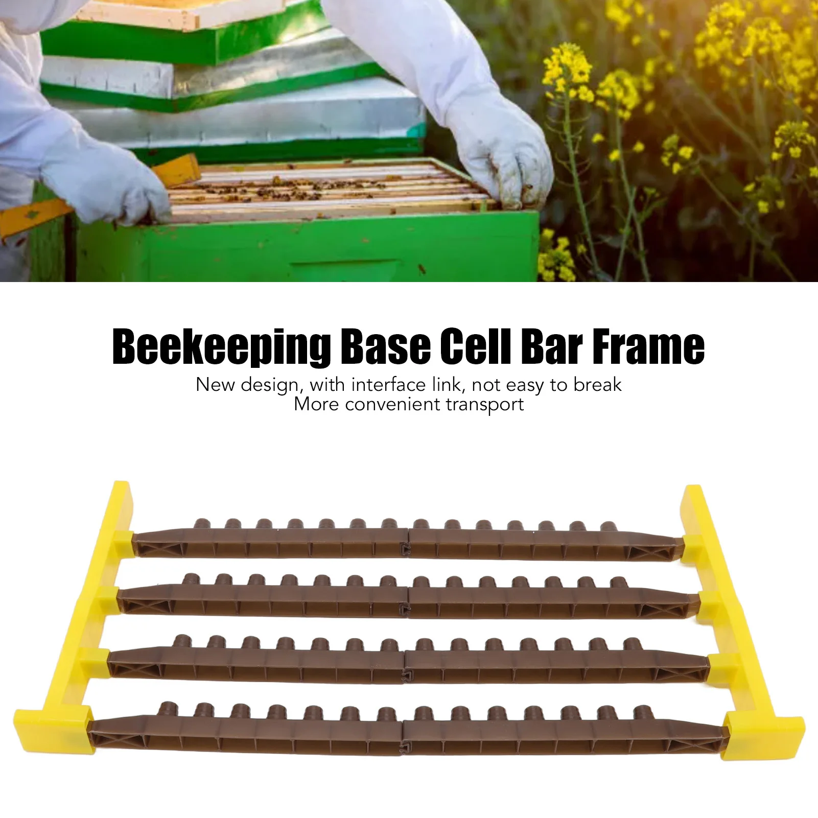 Beekeeping Base Cell Cups Queen Bee Rearing Base Cell Frames Wielofunkcyjna podstawa pszczelarska Cell Cups Sprzęt pszczelarski