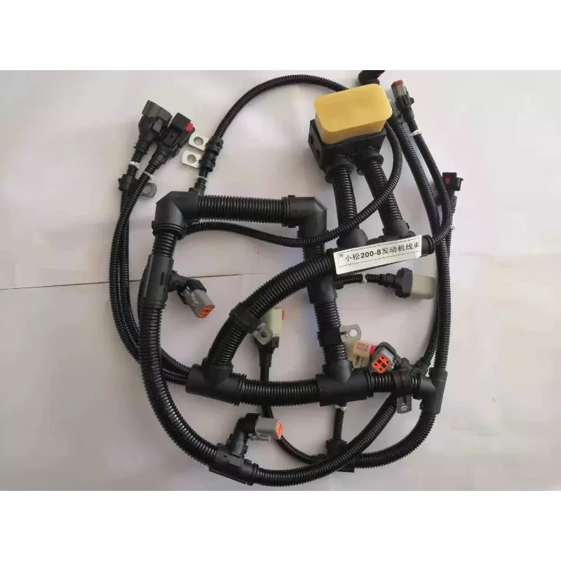 Per escavatore del cablaggio motore Komatsu PC200-8 6D107 PC210-8 PC220-8