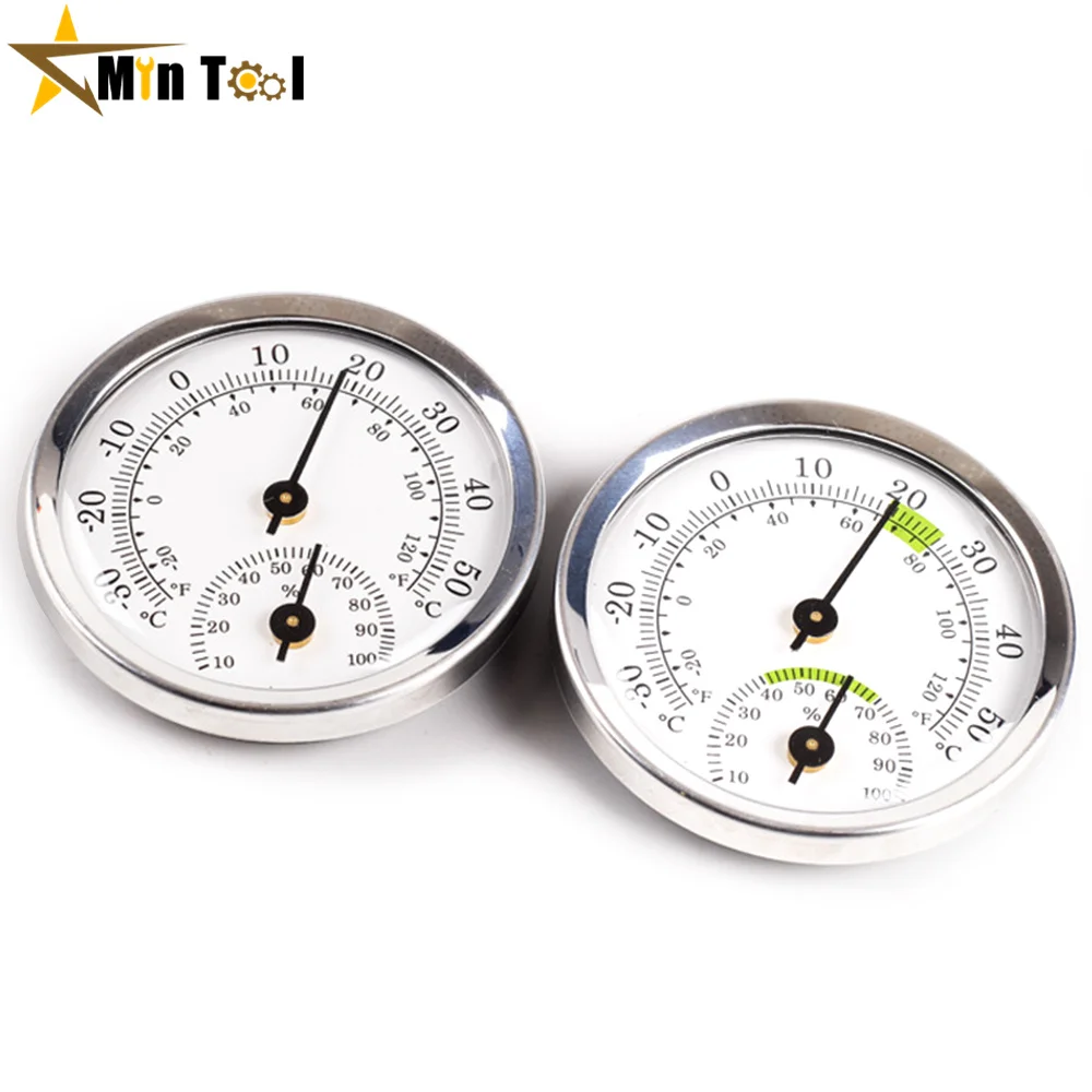 Mini Pointer Type Thermometer Hygrometer Indoor Room Electronic Temperature Humidity Meter Sensor Gauge For Home Supply