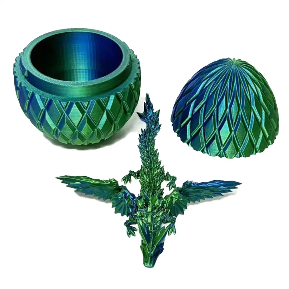 New 3d Printed Dragon Egg Fidget Toy Dinosaur Fidget Toy Gifts for Adults Easter Basket Stuffers Creative Gift Kids Home Decor