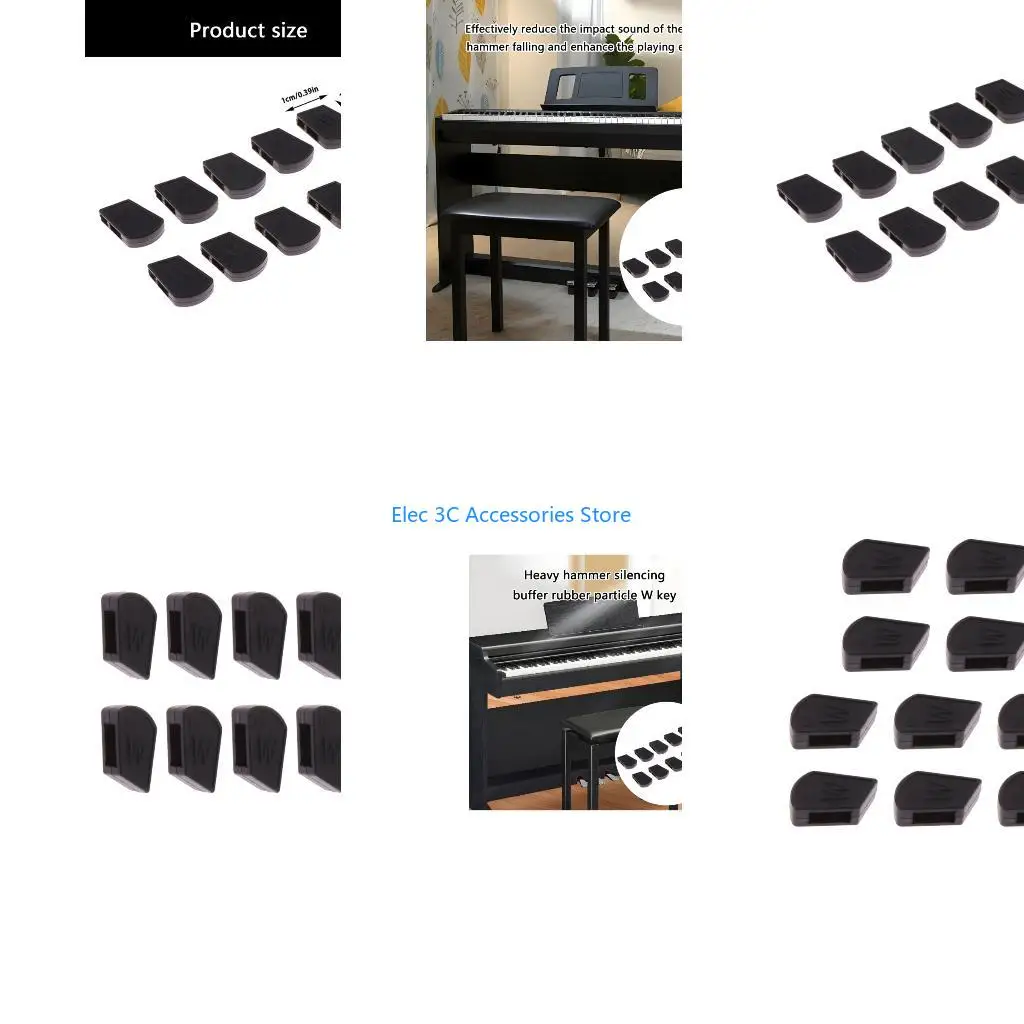Y51A Reliable Rubber Cushioning Dampers For Noise Control In Series PX-S1000 PX-S3000 Electric Pianos