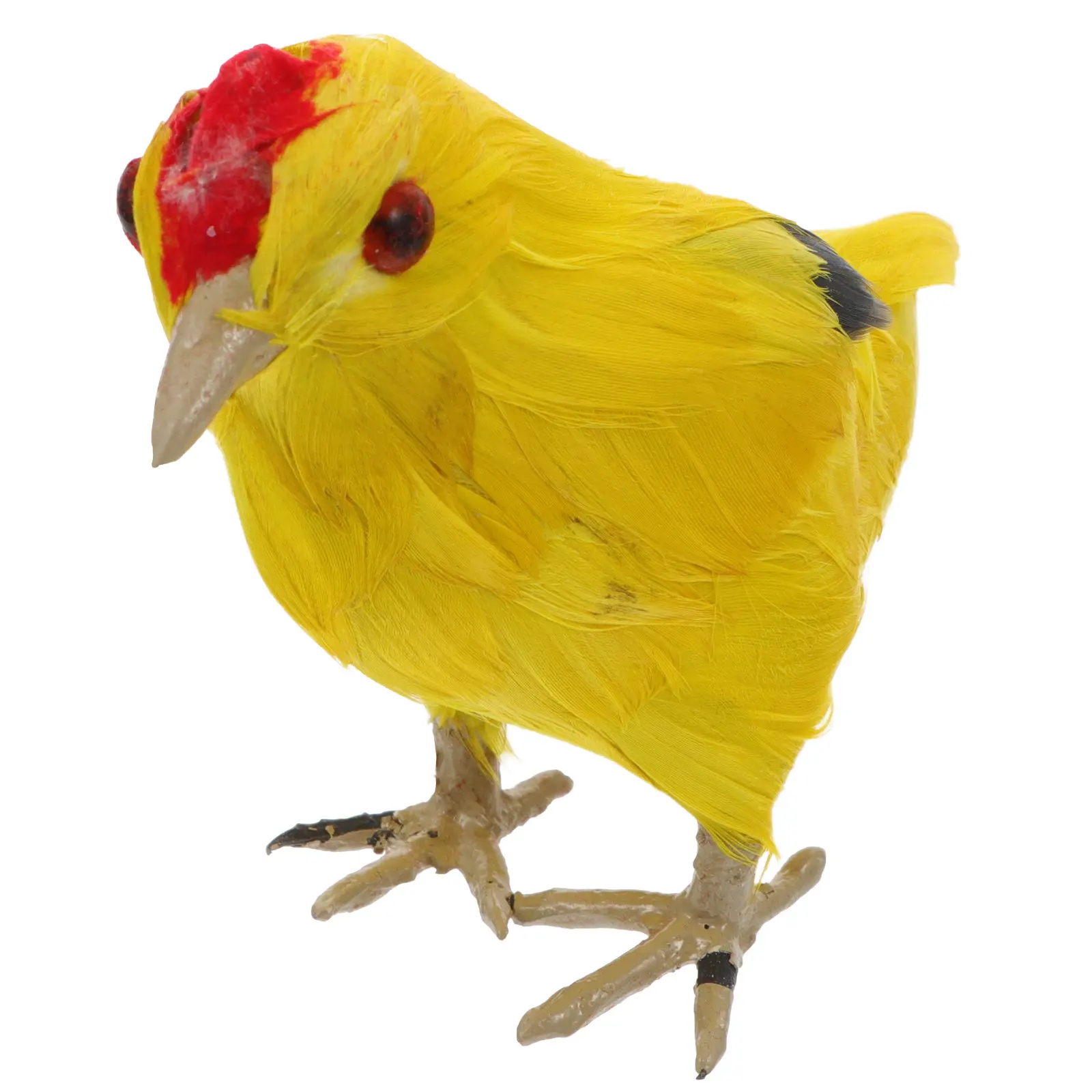 

1 шт. Реалистичная имитация цыпленка, забавная мультяшная форма, креативная маленькая игрушка, интересный реквизит для фото, уникальное украшение для рабочего стола