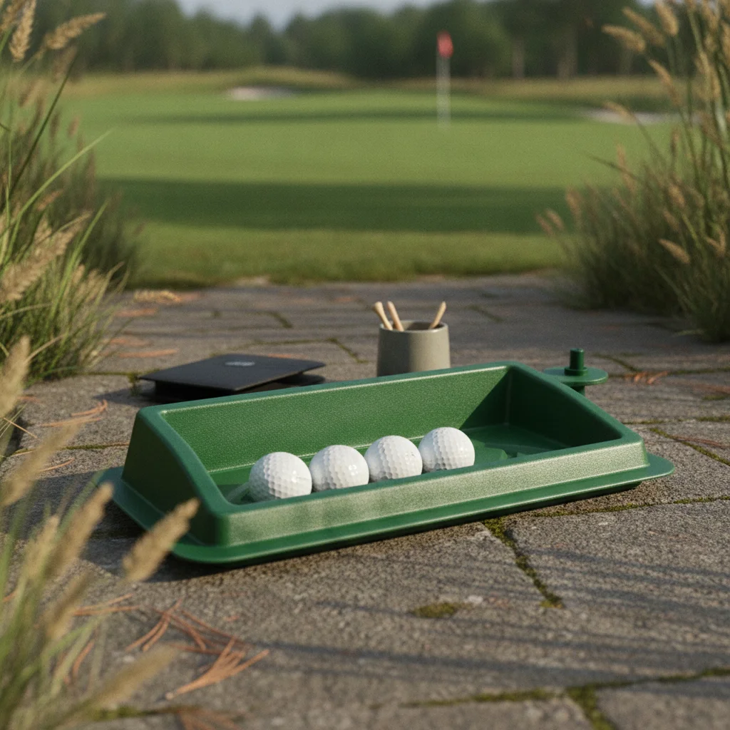 Reliable Golf Tee Box Easy to Clean Athletics Gear Golf Practice Tray for Professional Golf Facilities