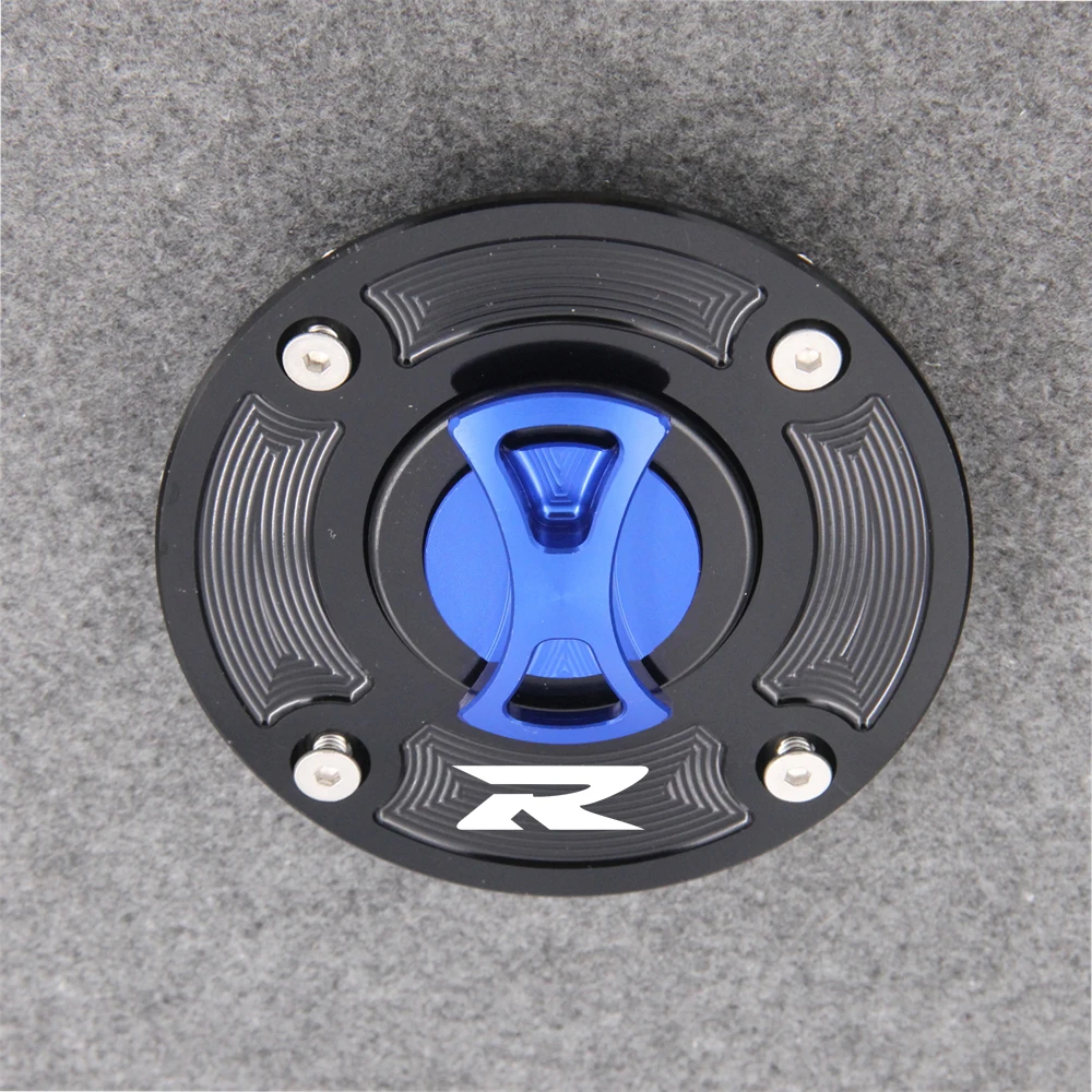 Keyless Motorcycle Fuel Gas Tank cap Cover For SUZUKI GSXR 600 1997-2003，GSXR 750 1996-2003，GSXR 1000 2001-2002