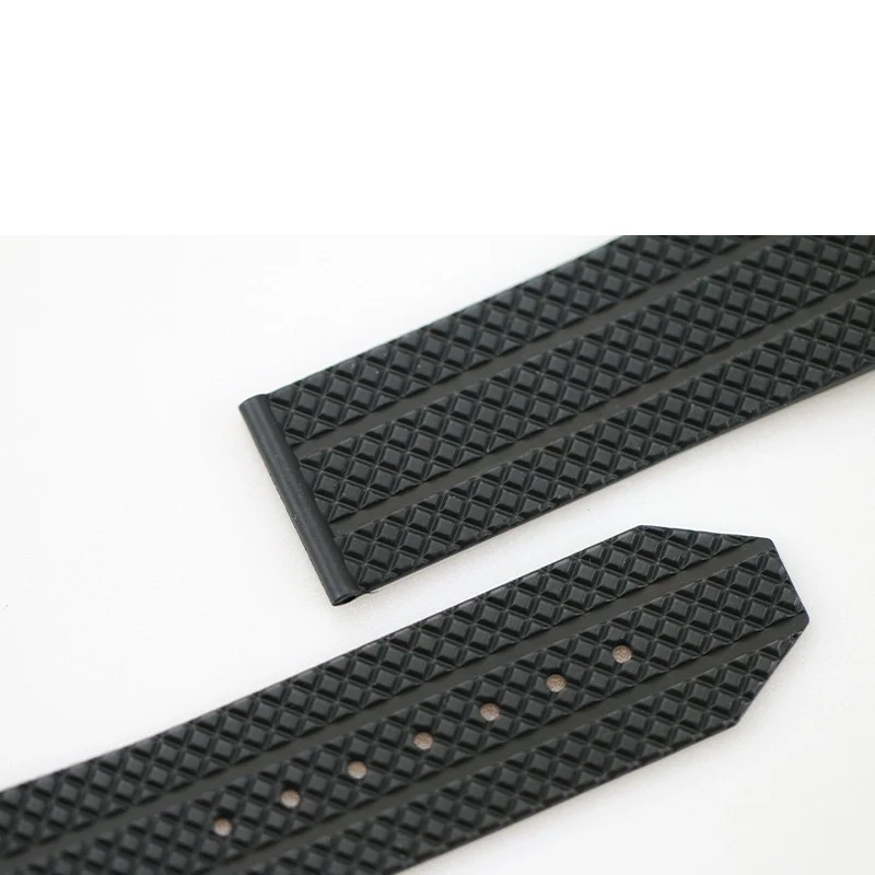 TO HUBLOT BIG BANG SOUL SERIES,FKM WATCH STRAP