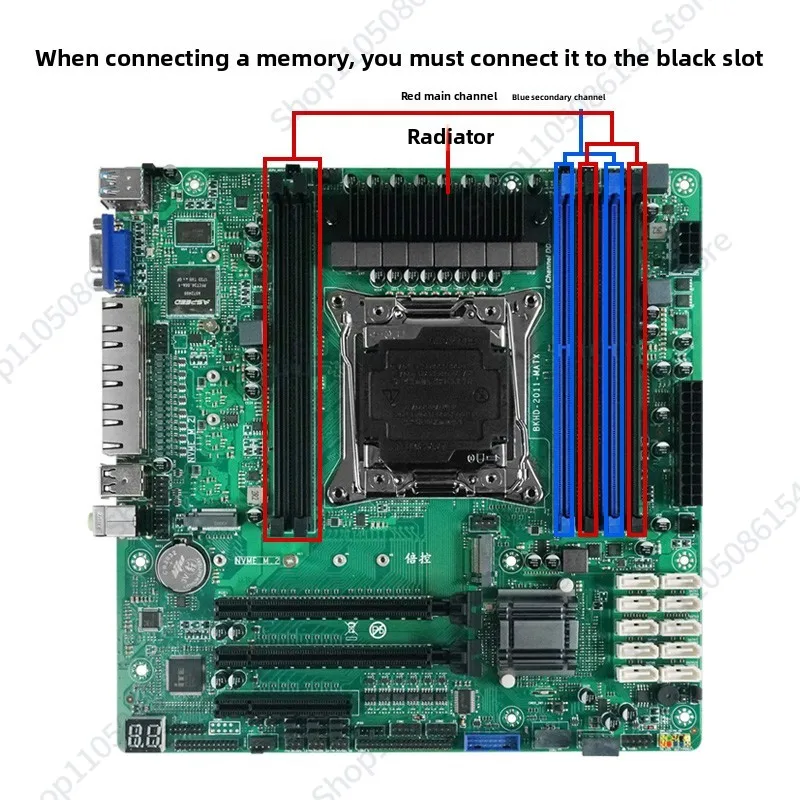C612 industrial computer nas soft routing main board E5 Xeon V3V4 server virtual machine 10 disk X99 computer