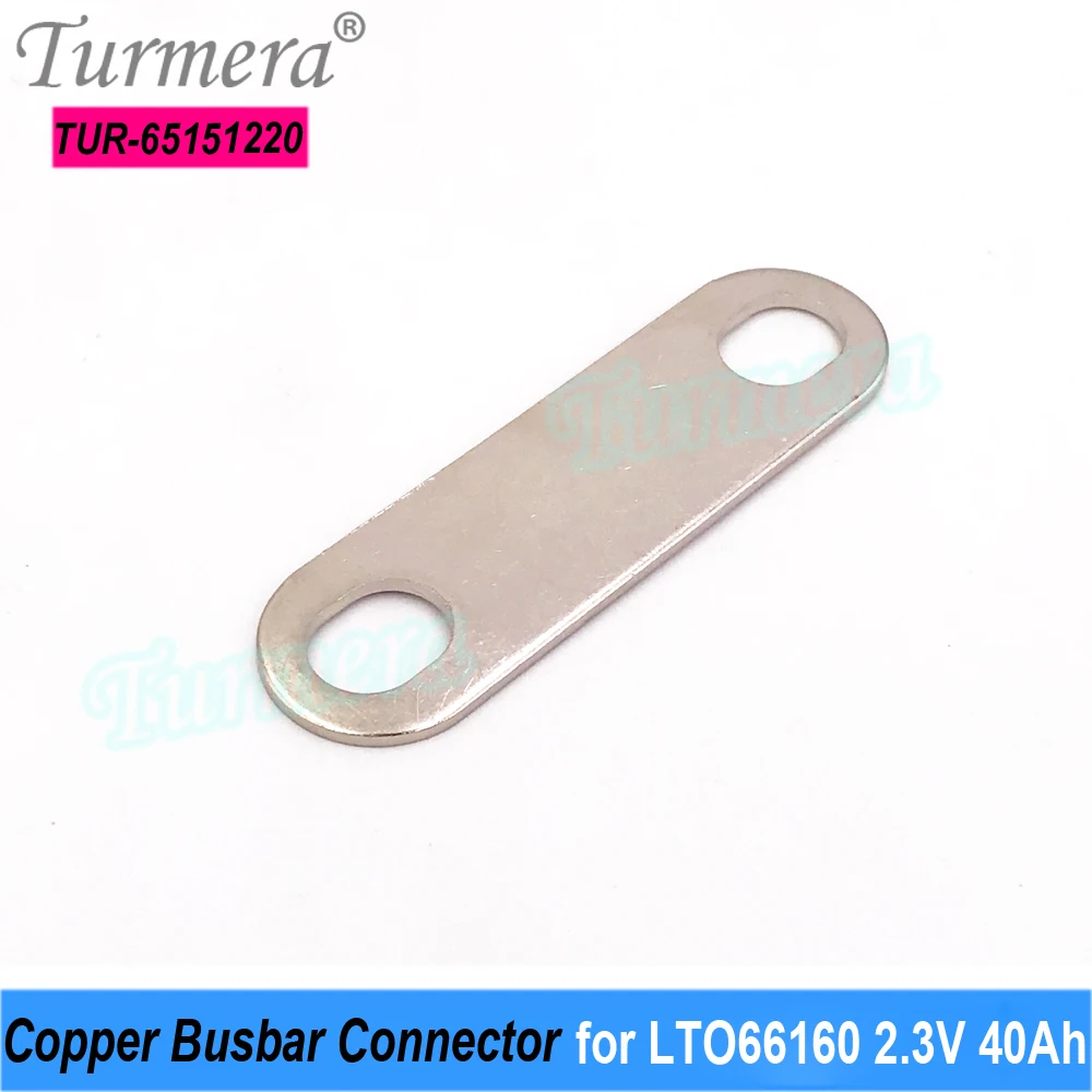 Turmera 12V Battery Busbar Copper Connecter for 2.3V 66160 40Ah 45Ah Lithium Titanate LTO Battery Use in 72V 24V 36V 48V 60V UPS