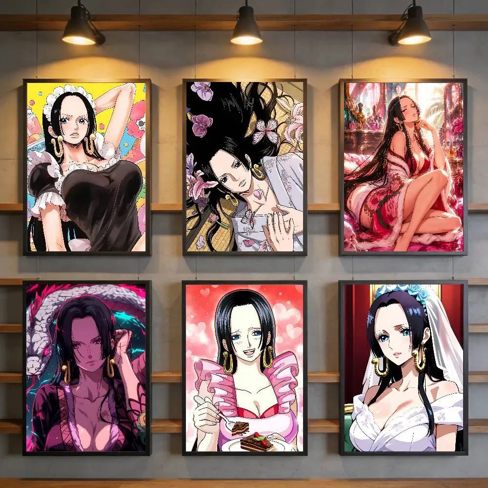 Boa Hancock One Piece Poster Canvas Print Poster Vintage Classic Art Print Living Room Home Decor Art Poster Gifts