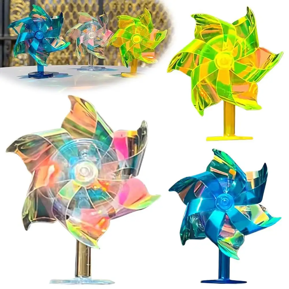Motorcycle Dazzling Colors Decorative Lamp Wind Energy LED Light Self-Adhesive Bicycle Helmet Ornaments Car Accessories