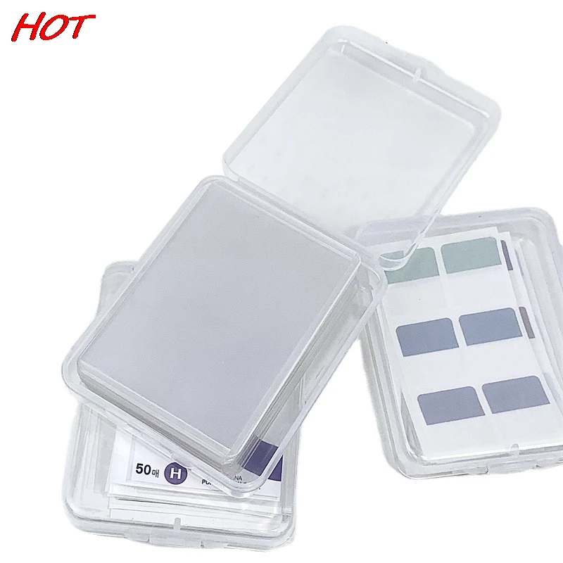 Transparent Storage Box Card Holder Sticker Stationery Transparent Storage Box Film Storage Box Classification Box for Craft Des