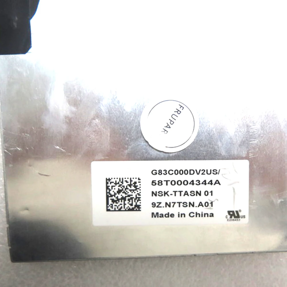 Английская американская клавиатура для ноутбука Toshiba Satellite Pro A50-A G83C000DV2US 9Z.N7TSN.A01 NSK-TTASN черная с цифровой клавиатурой