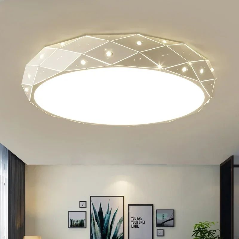 Dimmable Iron Chandelier Lights with Remote Control for Child Bedroom Living Room Luminaria Luminaire AC85-260V Indoor Fixtures