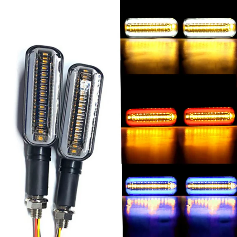 

Motorcycle Turn Signals Light Flasher Universal LED Lightings Indicator Amber Blinker