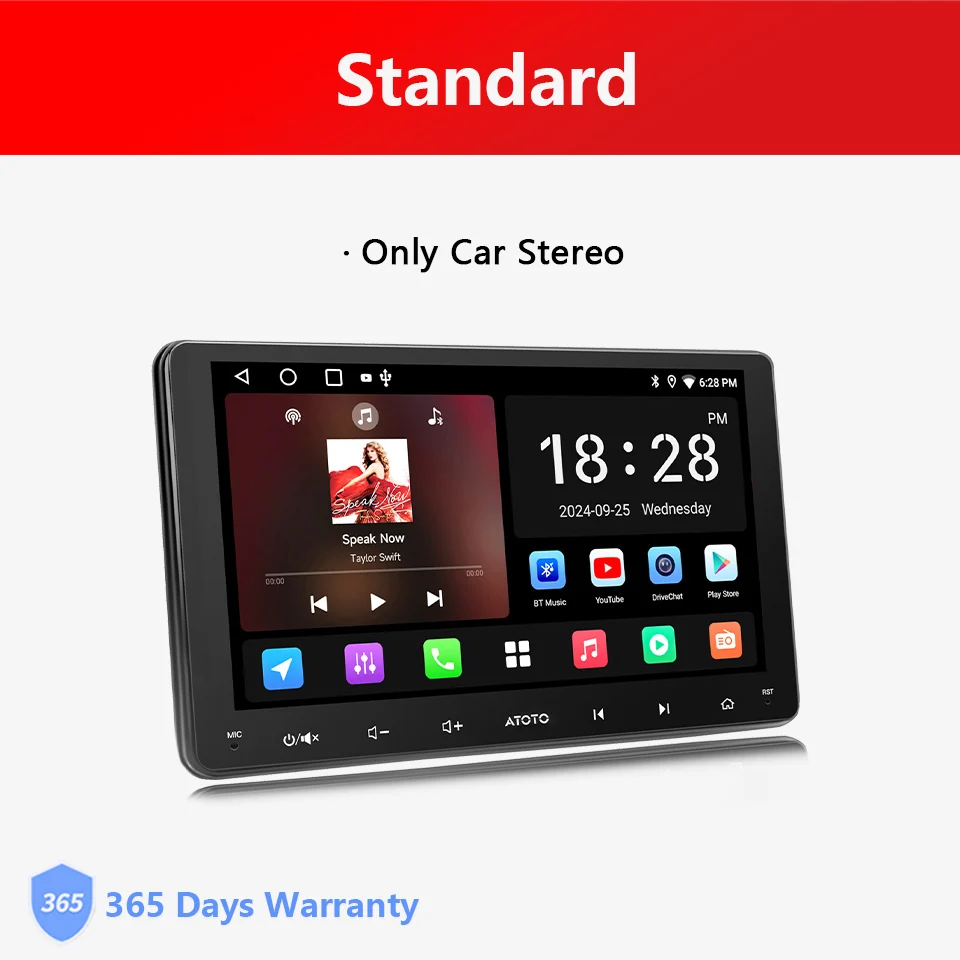 ATOTO 9 inch Universal 2Din Android Car Stereo CarPlay Screen